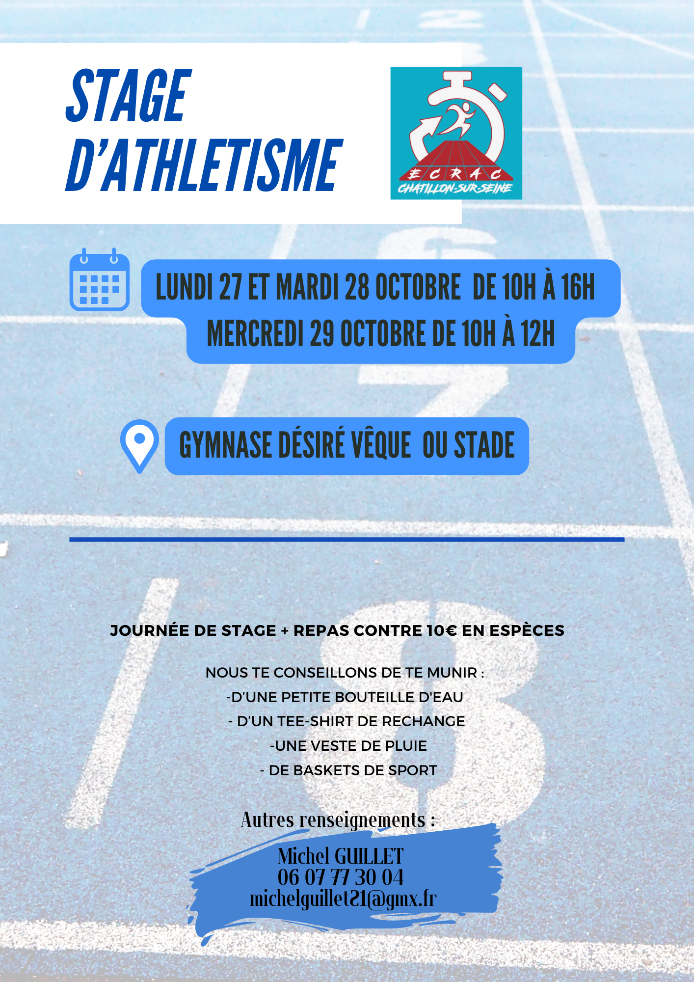 Stage athlé